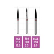 Alpen X1 Sterile Singe-Use Diamonds FG 863-012 Fine 25/Pk